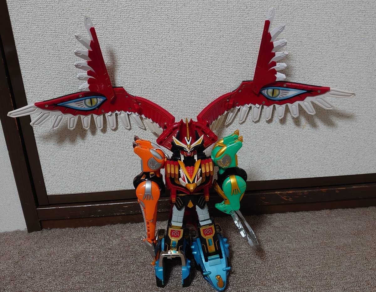 百獣合体 ガオイカロス □百獣戦隊ガオレンジャー DX百獣合体