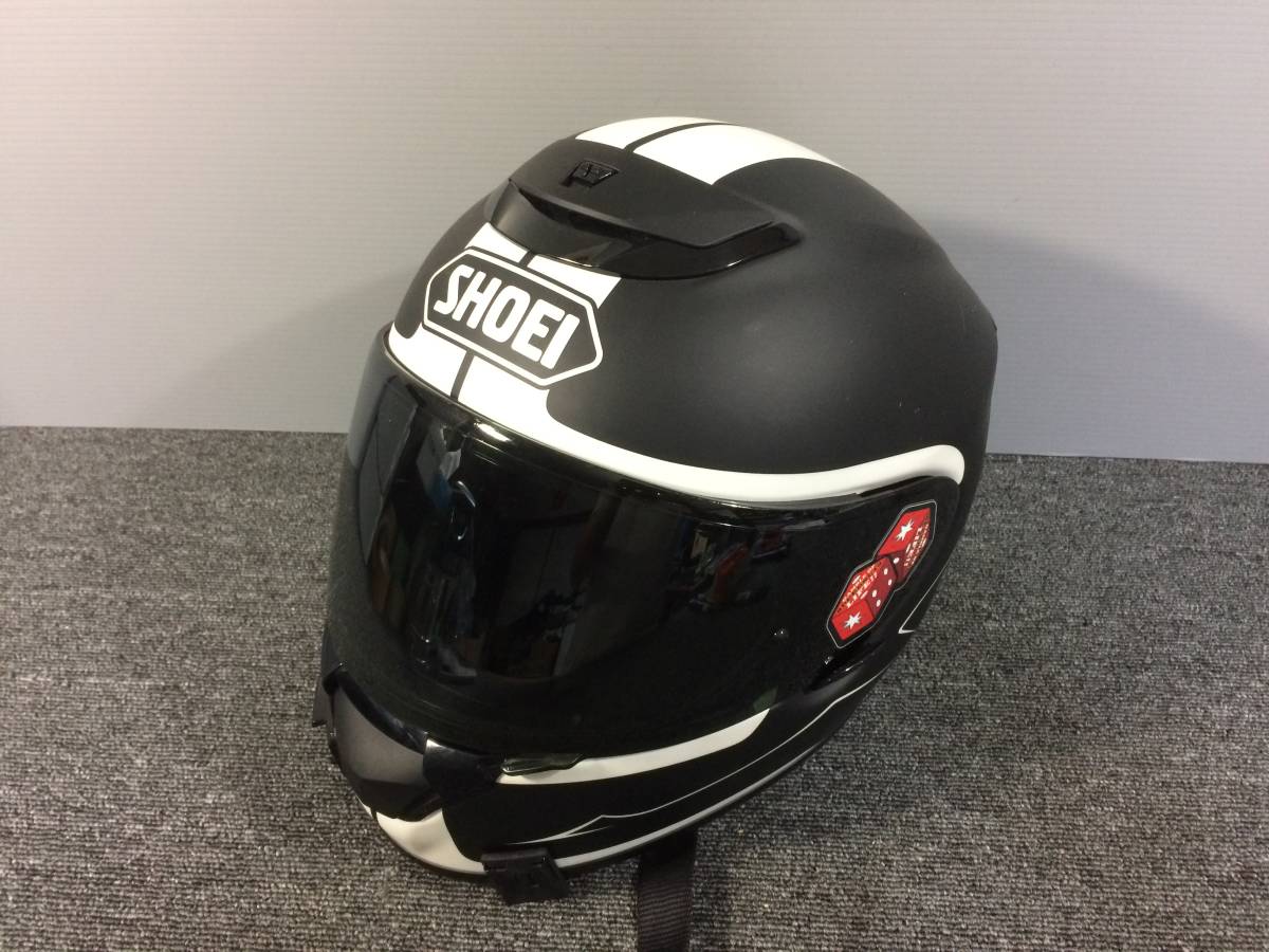SHOEI Z-7 FLAGGER 、Mサイズ、2019年7月製造 全国無料，新作登場 管理番号02340 SHOEI ショウエイ Z-7 FLAGGER M