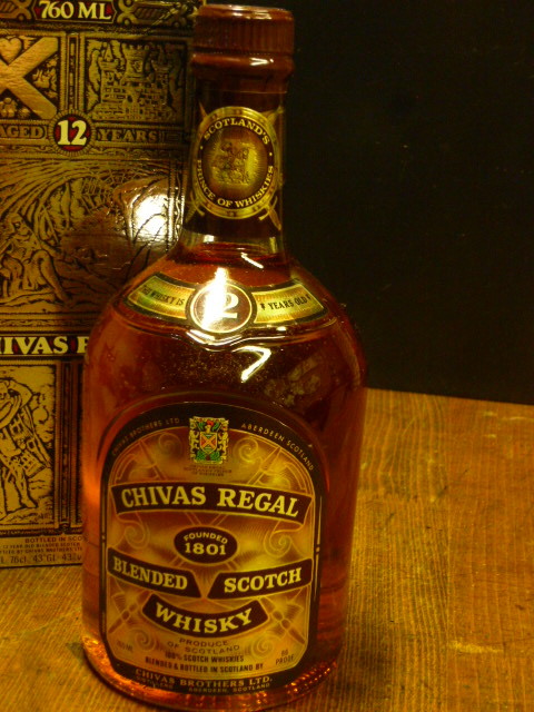 CHIVAS REGAL 12年 1970年代終盤～80年代初頭か 760ML 86PROOF赤系