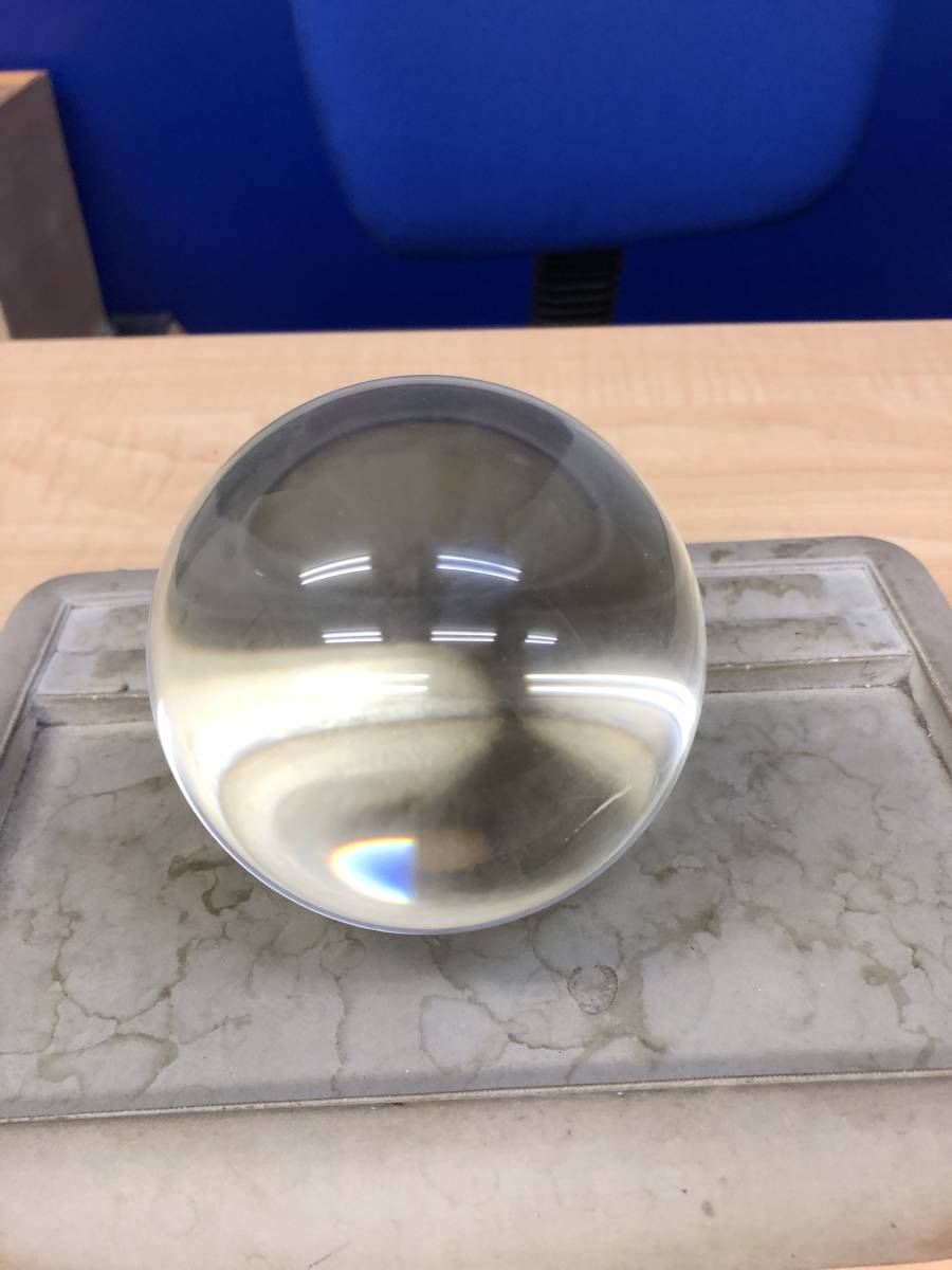水晶?　丸玉　中古品
