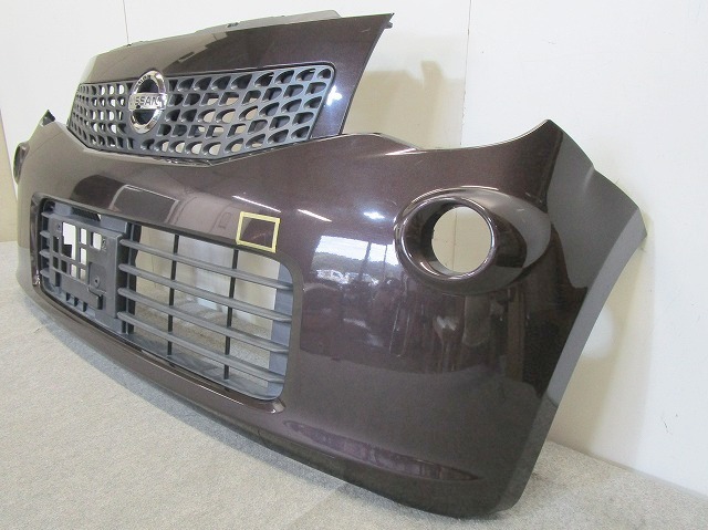 大介　日産　モコ　MG33S　フロントバンパー 　ブラウン モコ MG33S 純正 フロントバンパー 71711-50MA0 ▽30273/93/い モコ