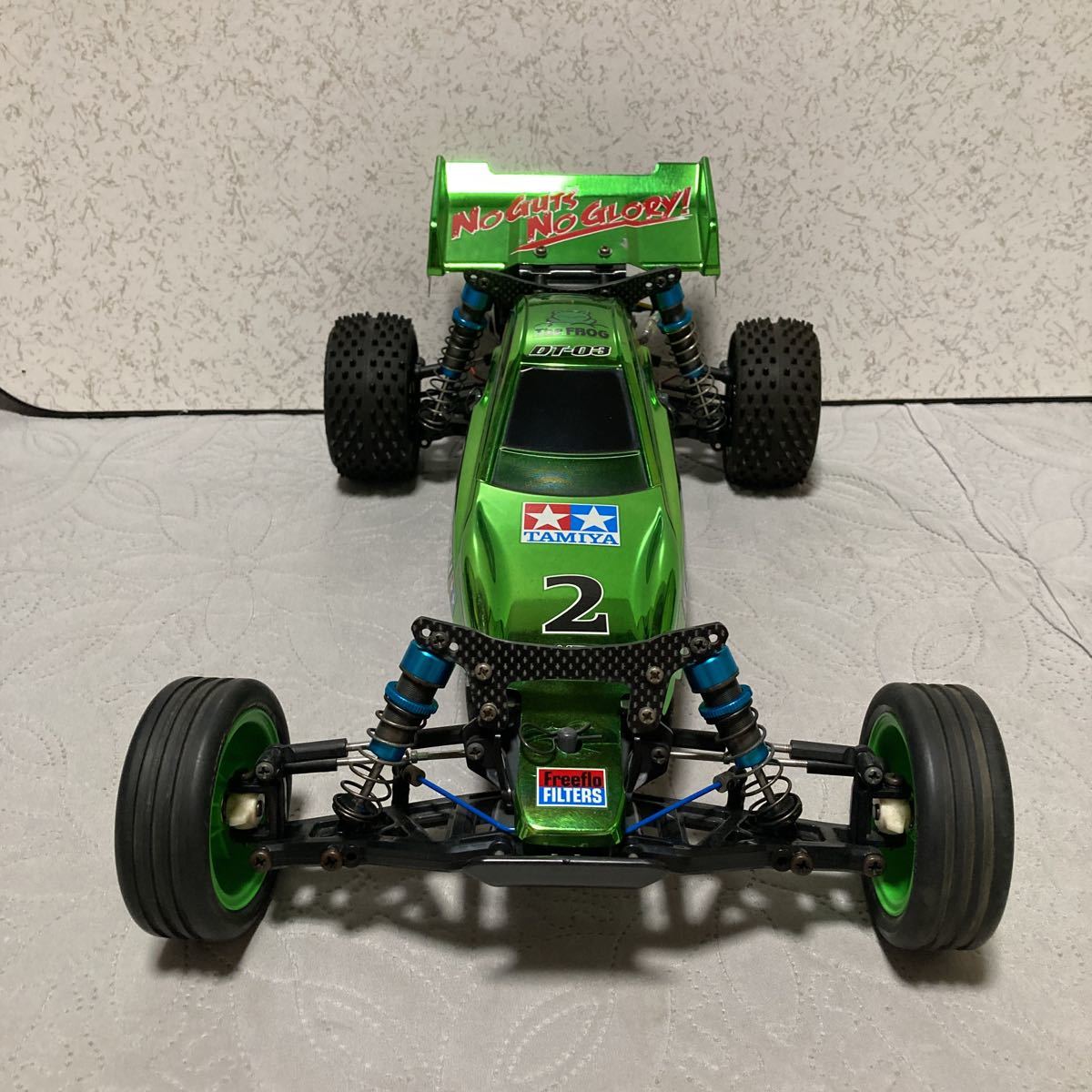 1⁄10RC ネオ マイティフロッグ グリーンメタリック(DT-03シャーシ) 1