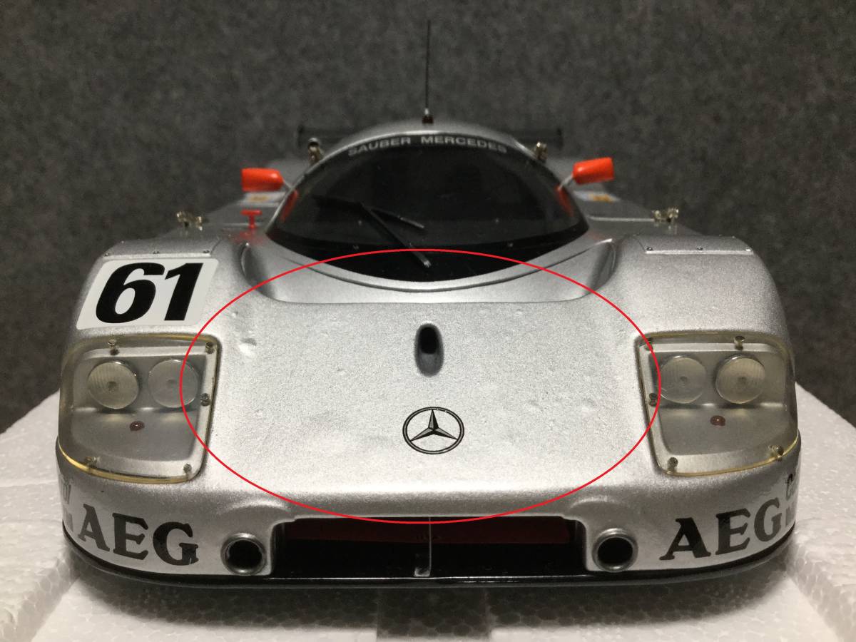 エグゾト Exoto 1/18 Sauber-Mercedes C9 1989 Le Mans No.61 難アリ