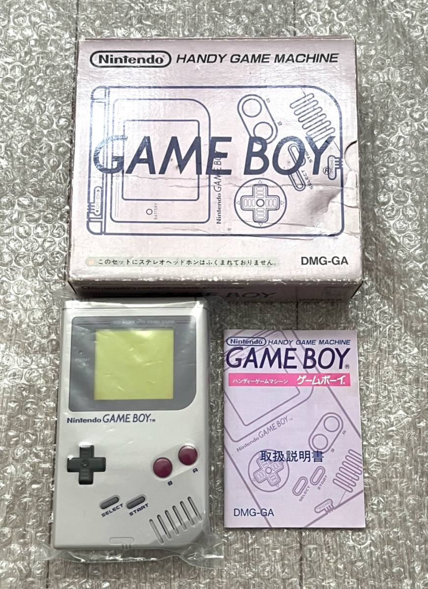 本体極美品・ほぼ未使用・動作確認済み〉GB 初代 ゲームボーイ ブロス 