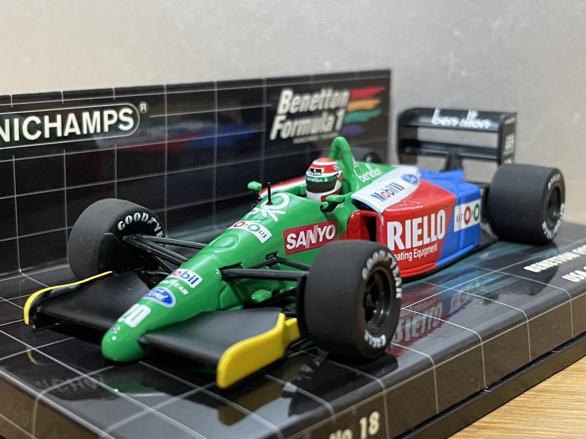 PMA(ポールズモデルアート)製 1/43 ベネトン フォード B189B N.ピケ 1990年USA G.P