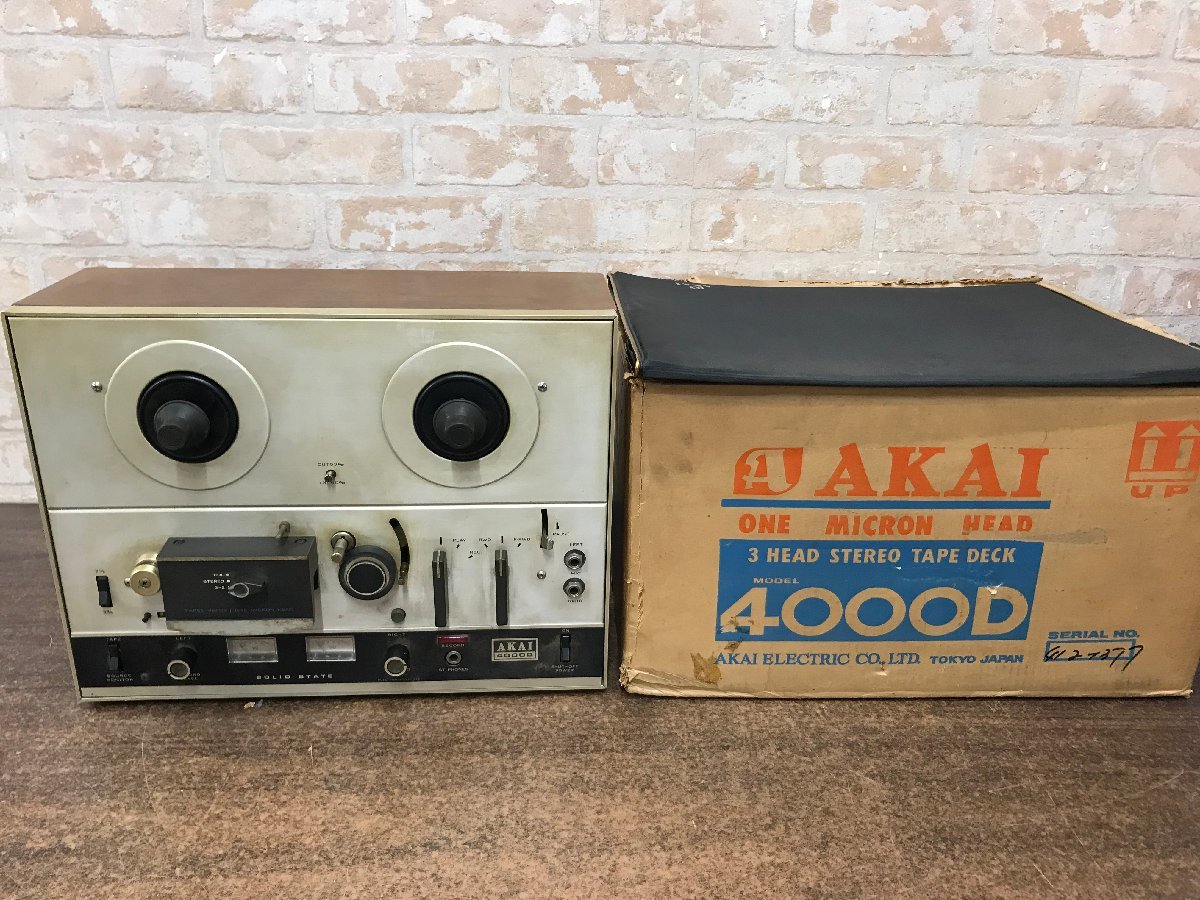 ※ジャンク品※　AKAI　アカイ　オープンデッキ　4000D
