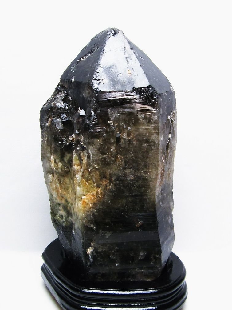 1円スタート！誠安◇9.9Kgモリオン 純天然 黒水晶 原石[T735-3704]