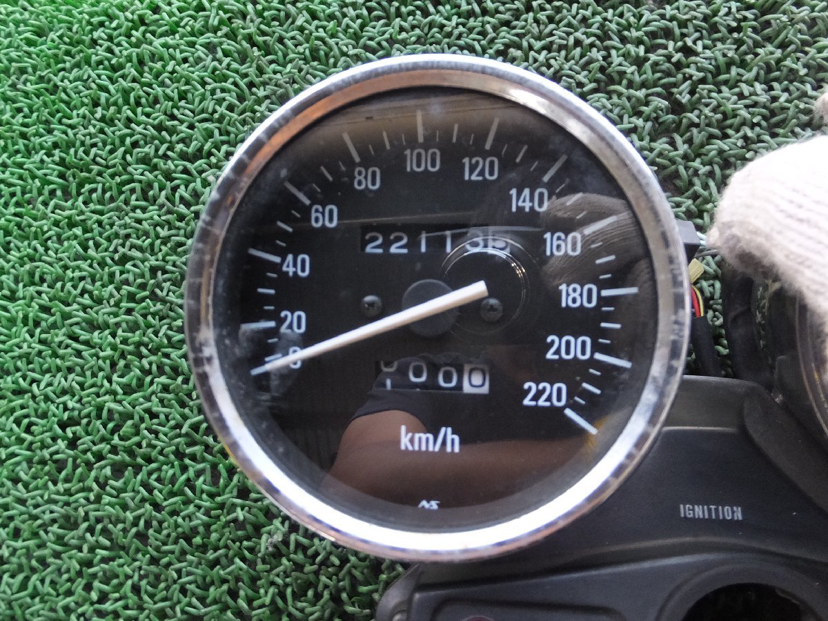 ゼファー550/400 純正 当時物 220㎞ メーター タコ・トリップ確認済み