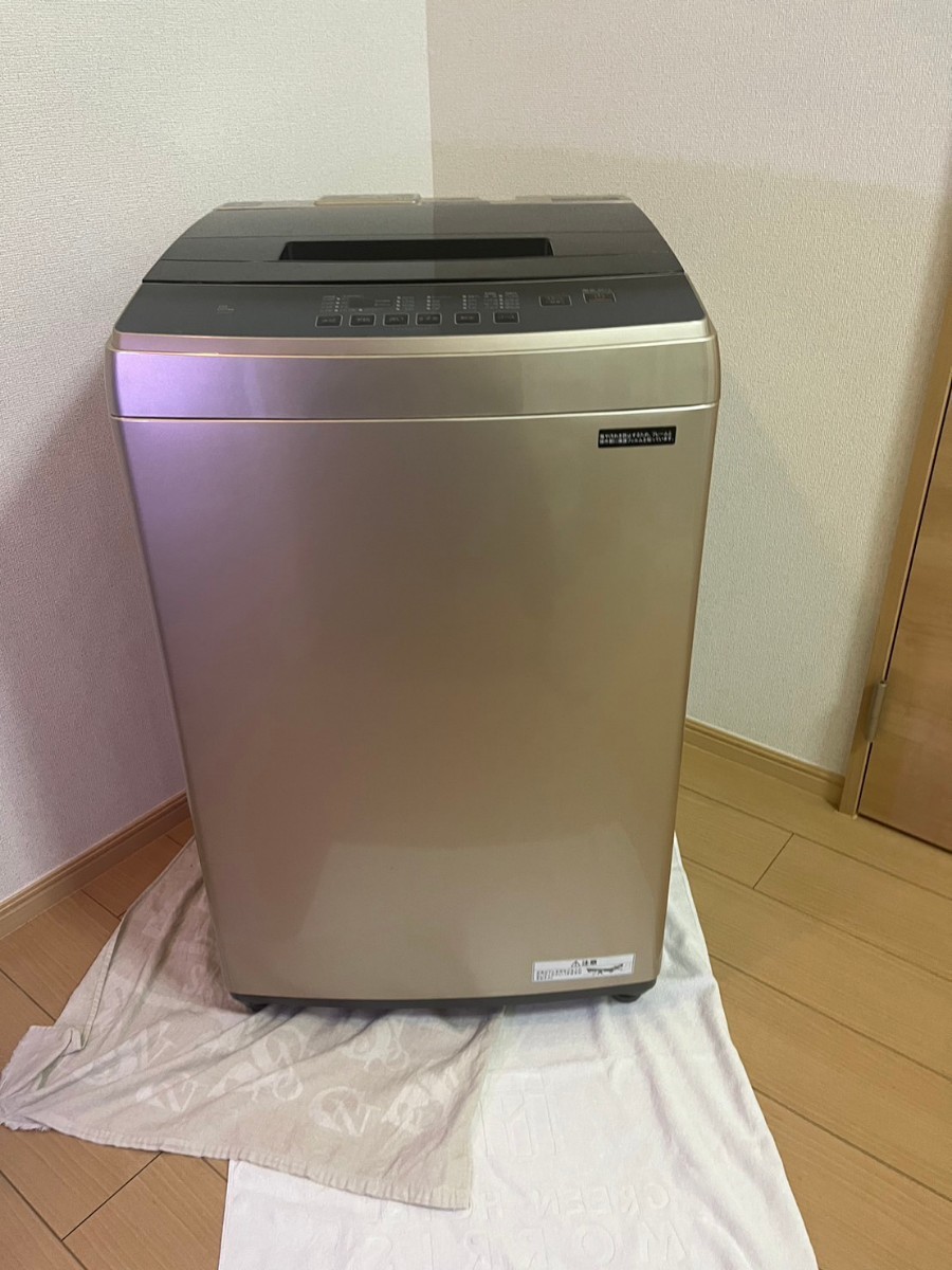 2022年式 全自動洗濯機 8kg アイリスオーヤマ DAW-A80 部屋干しモード