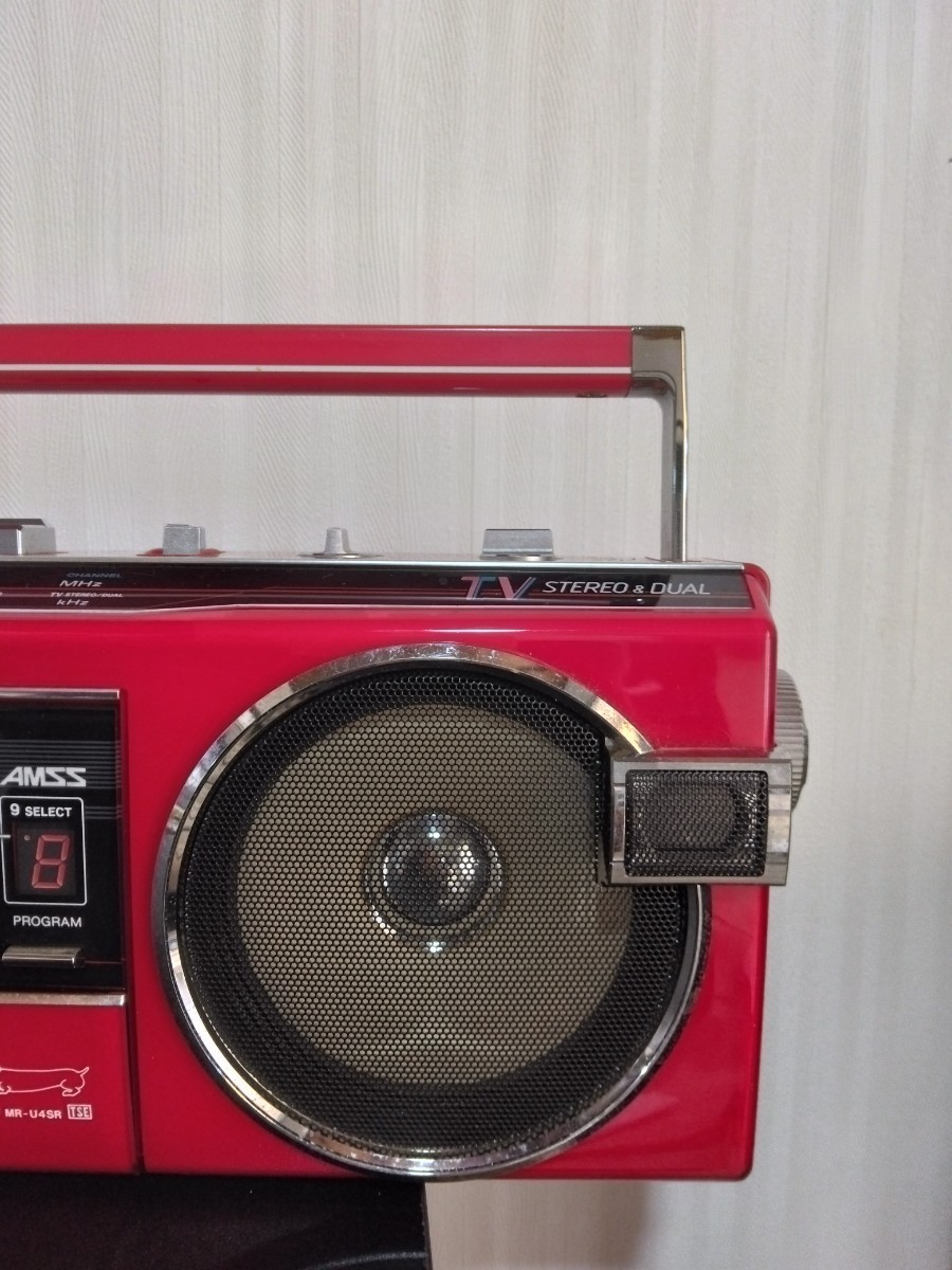 SANYO U4SA 動作品 ♪SANYO サンヨー MR-U4SR おしゃれなテレコ U4SR ACアダブタ－付