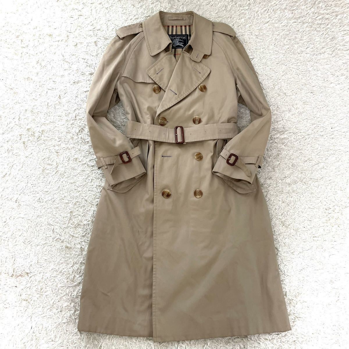 ◇XL◇BURBERRY バーバリー ノバチェック トレンチコート ベージュ系 