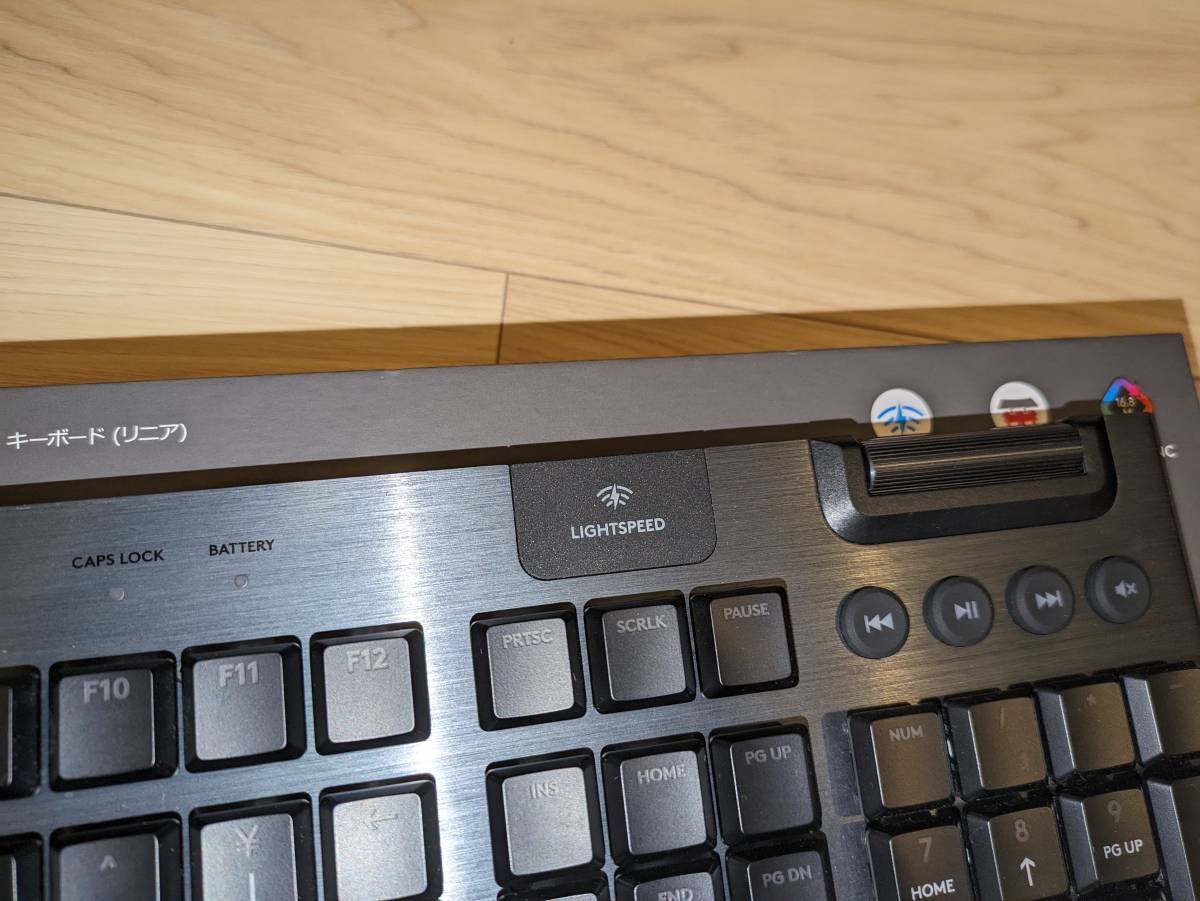 Logicool G913-LN ワイヤレスRGBメカニカルゲーミングキーボード 
