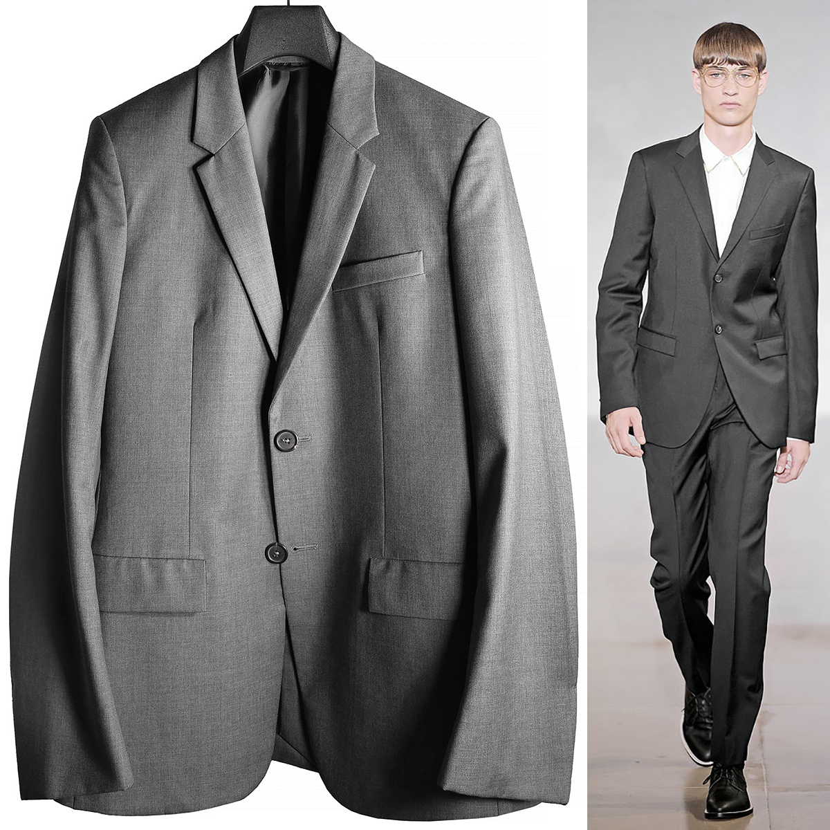 正規品 美品 ジルサンダー JIL SANDER ヴァージンウール仕立 