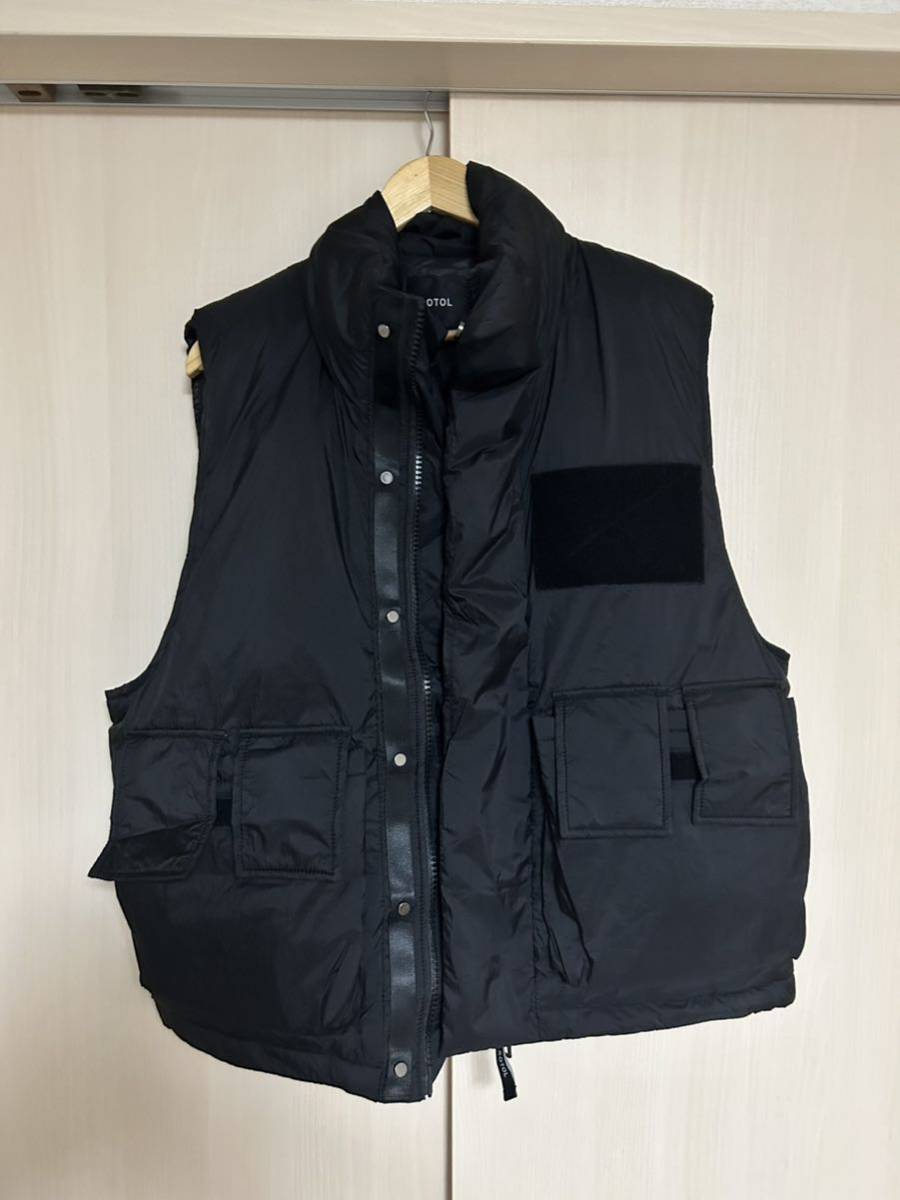 ROTOL bommer vest 2 ROTOL BOMMER VEST CHACOAL 2公式直営ストア BLACK