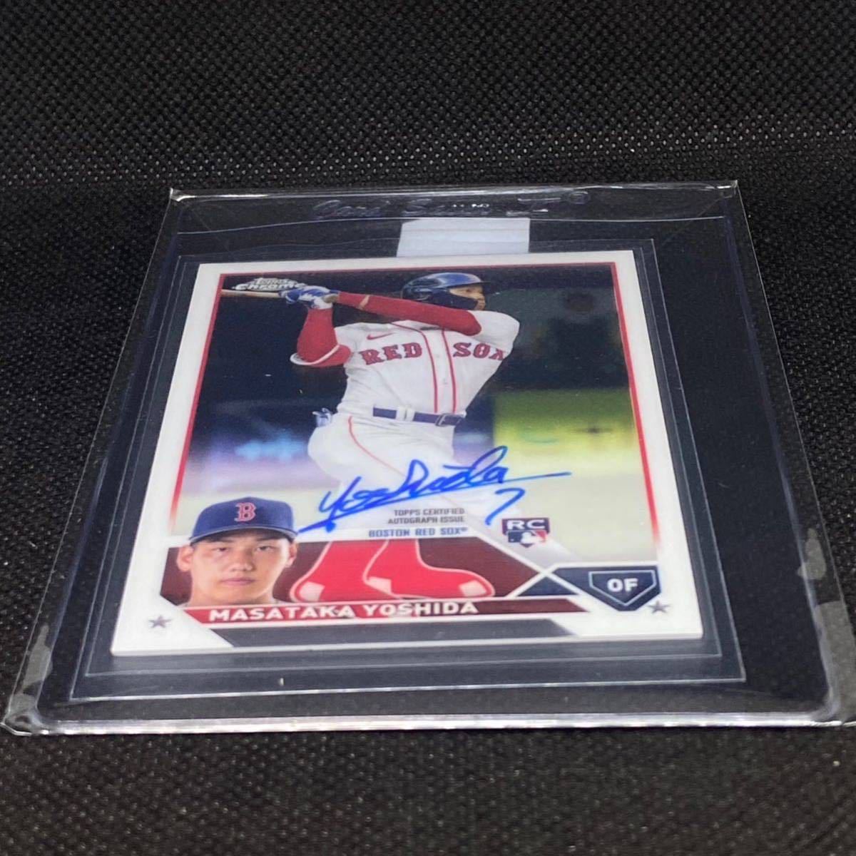 Topps Chrome レッドソックス 吉田正尚 直筆サイン カード ルーキー