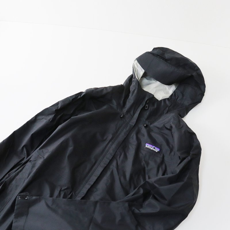 パタゴニア Patagonia トレントシェル ジャケット S/ブラック アウター ベンチレーション アウトドア 羽織り フード 【2400013535083】