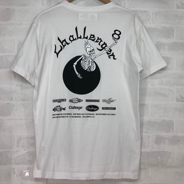CHALLENGER チャレンジャー 8th ANNIVERSARY 8BALL TEE 8周年記念 Tシャツ SIZE: M ホワイト MH632023092707