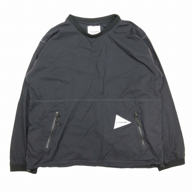 アンドワンダー and wander PERTEX wind long sleeve T パーテックス
