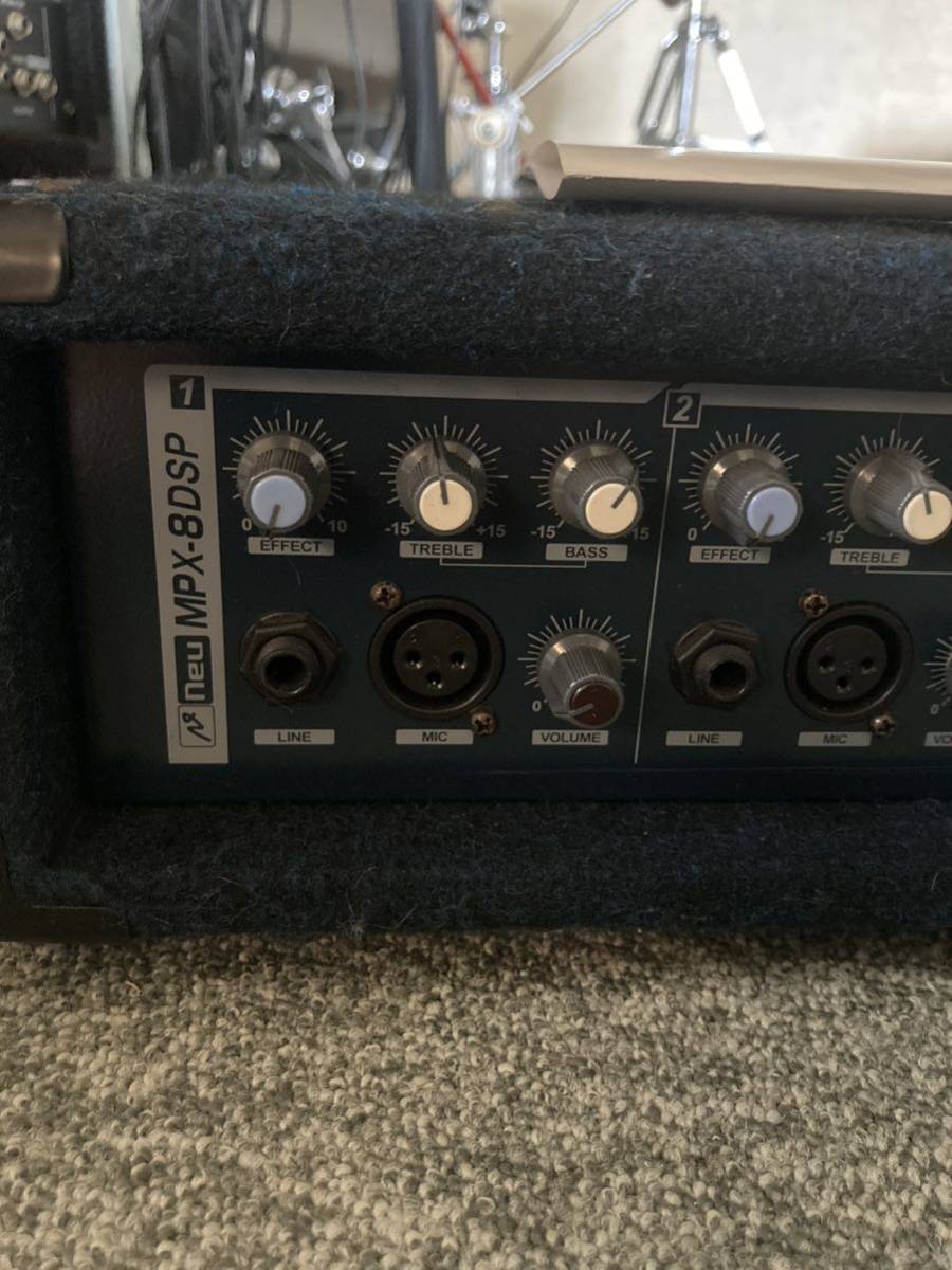 Neu MPX-8DSP パワードミキサー ヌー 通電可 アダプター付き