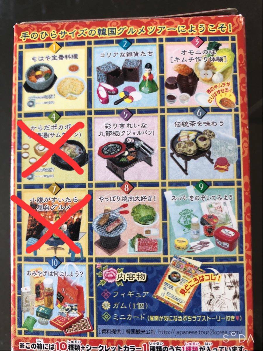 リーメント ぷちサンプル シリーズ 韓国ツアー シークレット込 全11種