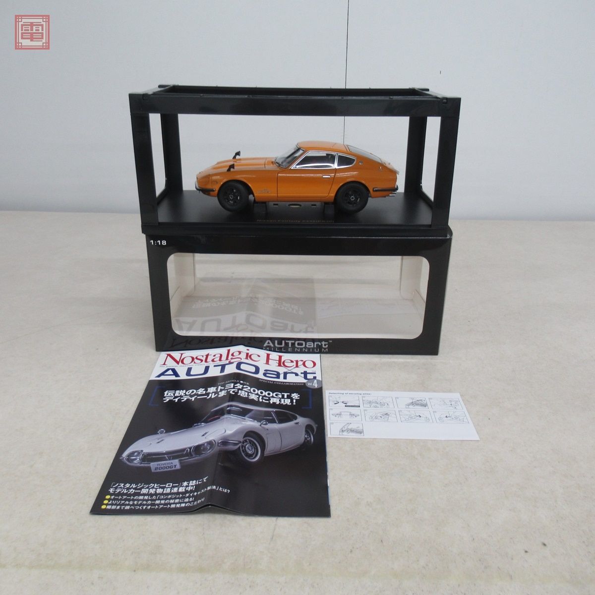 オートアート 1/18 ニッサン フェアレディZ432 PS30 オレンジ AUTOart