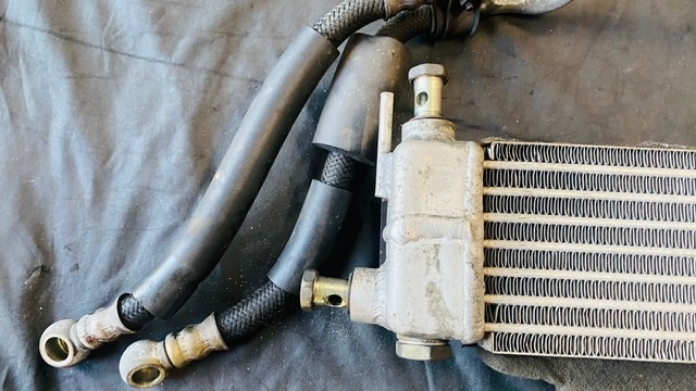 マツダ FC3S RX-7 RE 13B 純正 オイルクーラー本体、オイルクーラー 