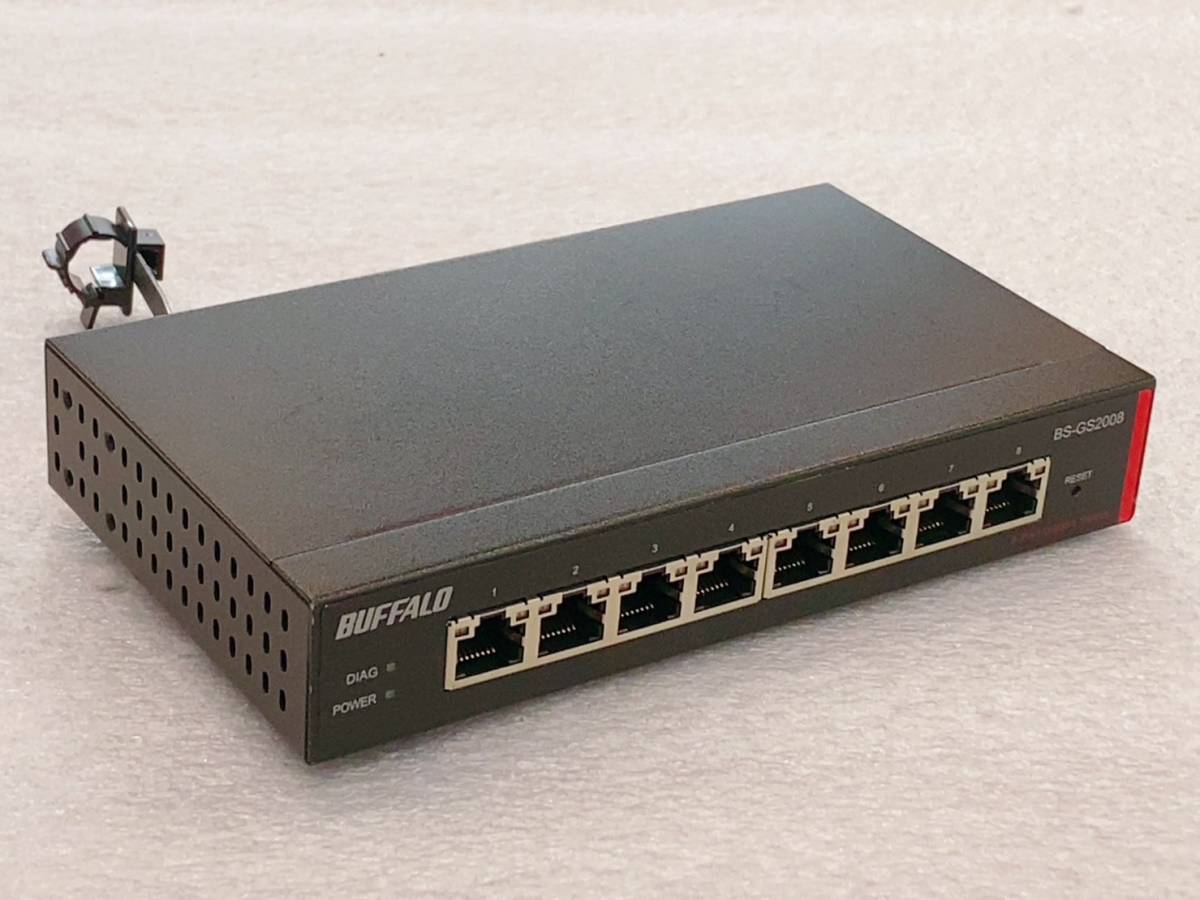 BUFFALO BS-GS2008 スマートスイッチ バッファロー レイヤー2 Giga 8