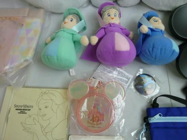 【同梱可】中古品 ディズニー ミッキー ミニー 40周年 他 ランチバッグ カチューシャ スナックケース 等 グッズセッ