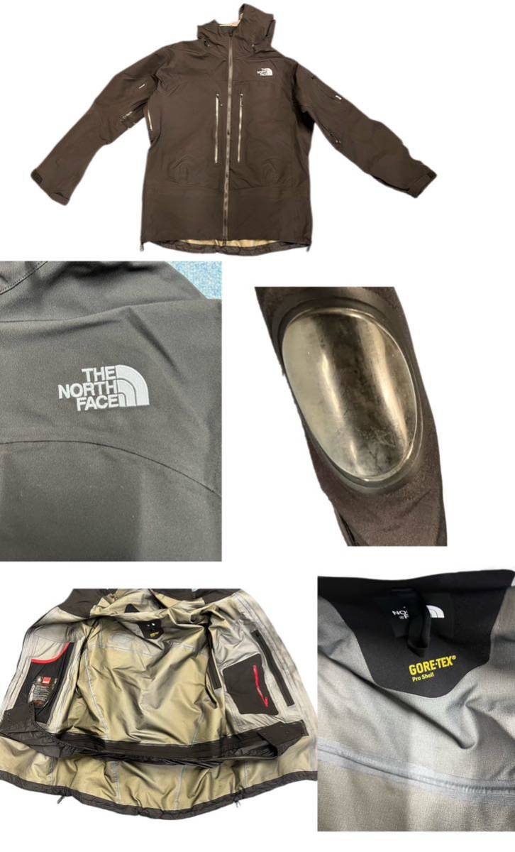 1円〜 美品 THE NORTH FACE スノーボードウェア 上下セット GORE-TEX