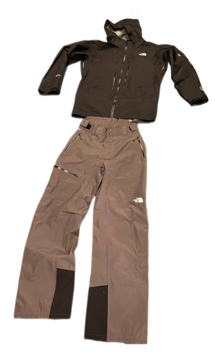 1円〜 美品 THE NORTH FACE スノーボードウェア 上下セット GORE-TEX