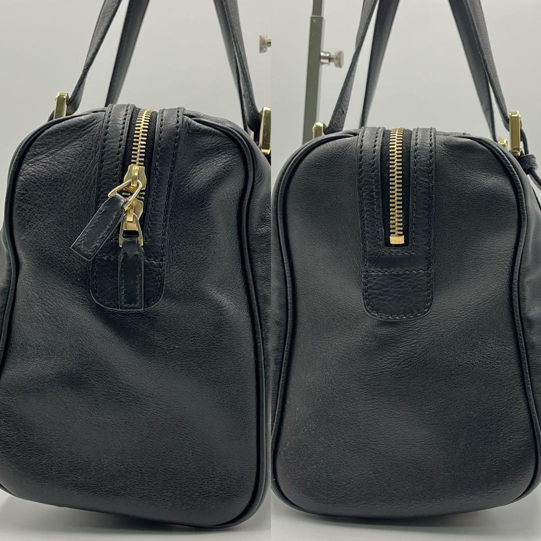 極美品】GUCCI グッチ インターロッキング ボストンバッグ 肩掛け 大