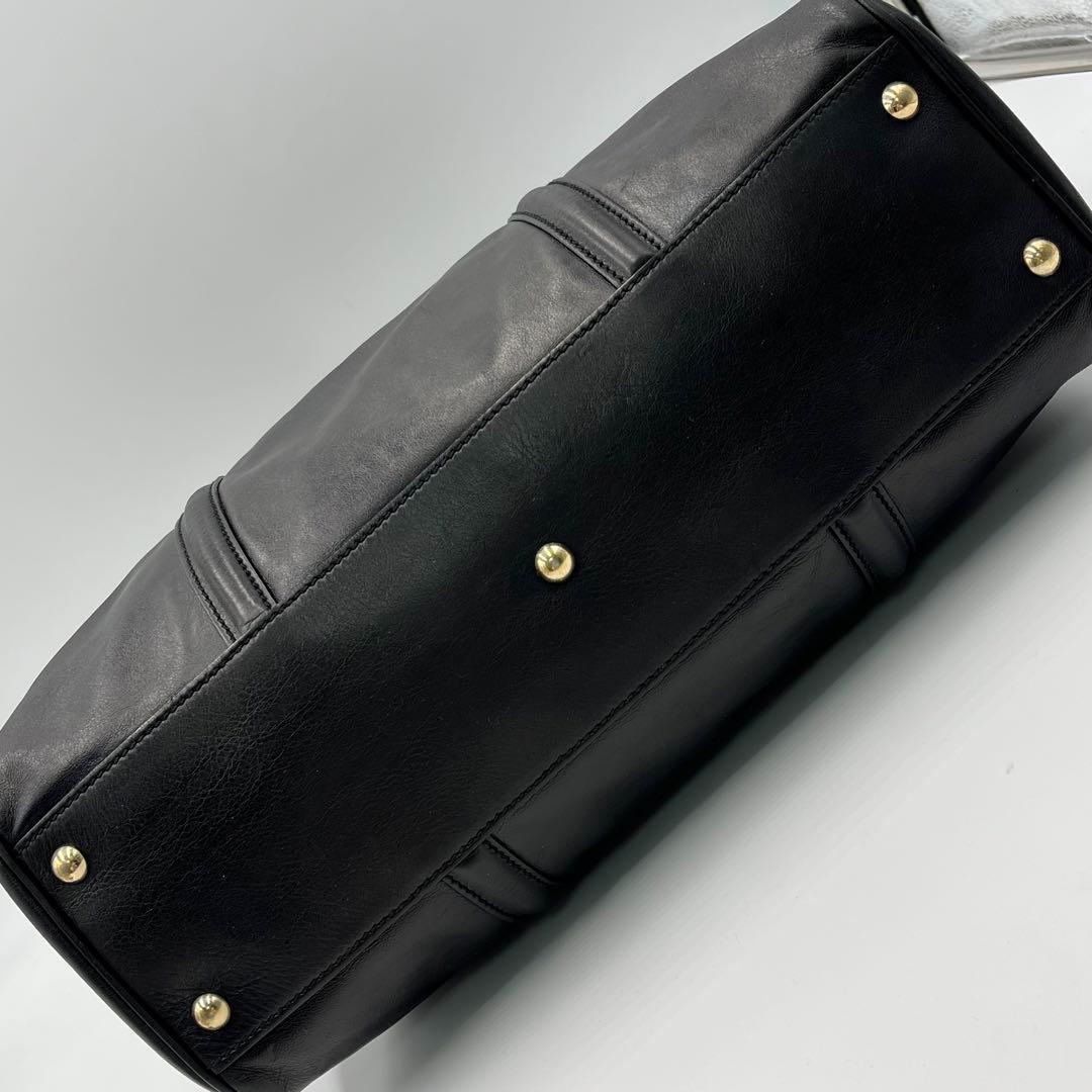 極美品】GUCCI グッチ インターロッキング ボストンバッグ 肩掛け 大
