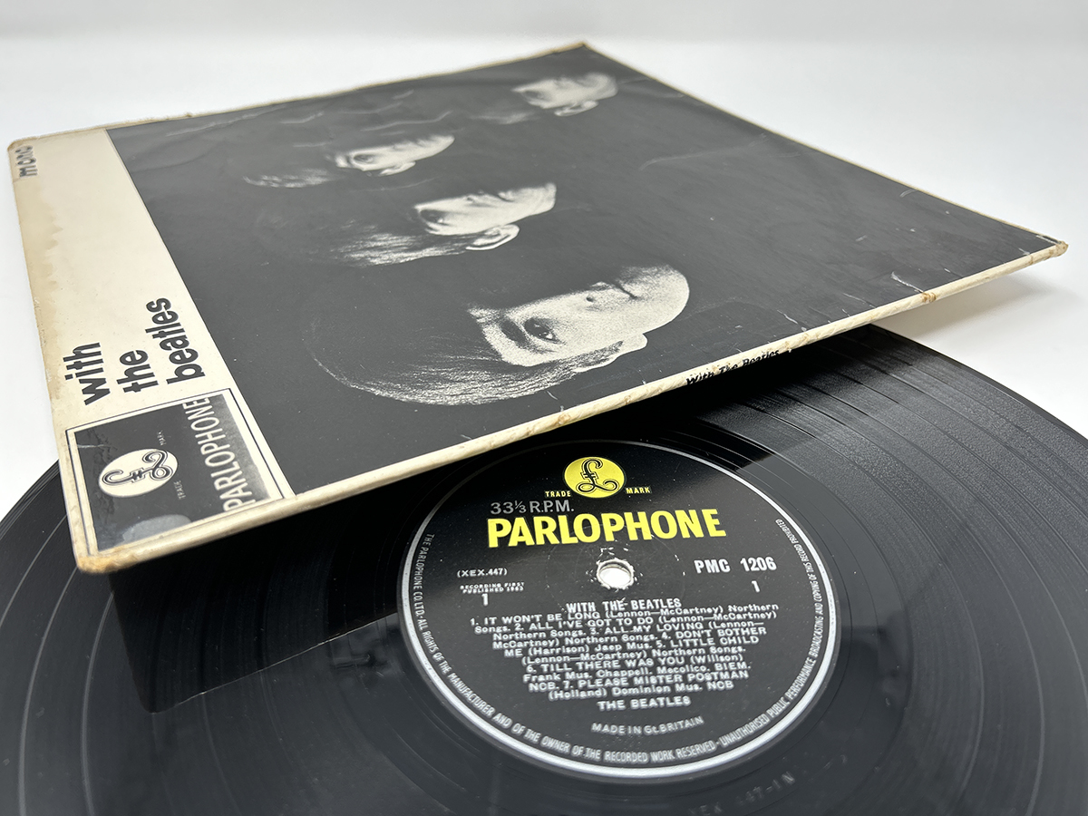 UK PARLOPHONE オリジナル MONO LP☆BEATLES / WITH THE BEATLES☆初回 
