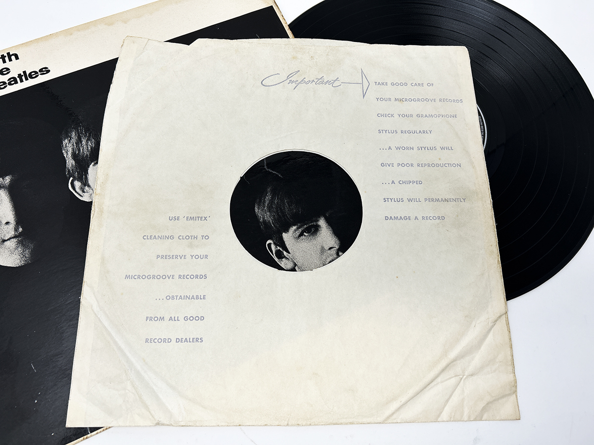 UK PARLOPHONE オリジナル MONO LP☆BEATLES / WITH THE BEATLES☆初回 