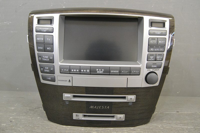 クラウン マジェスタ UZS186 前期 純正 マルチモニター CD