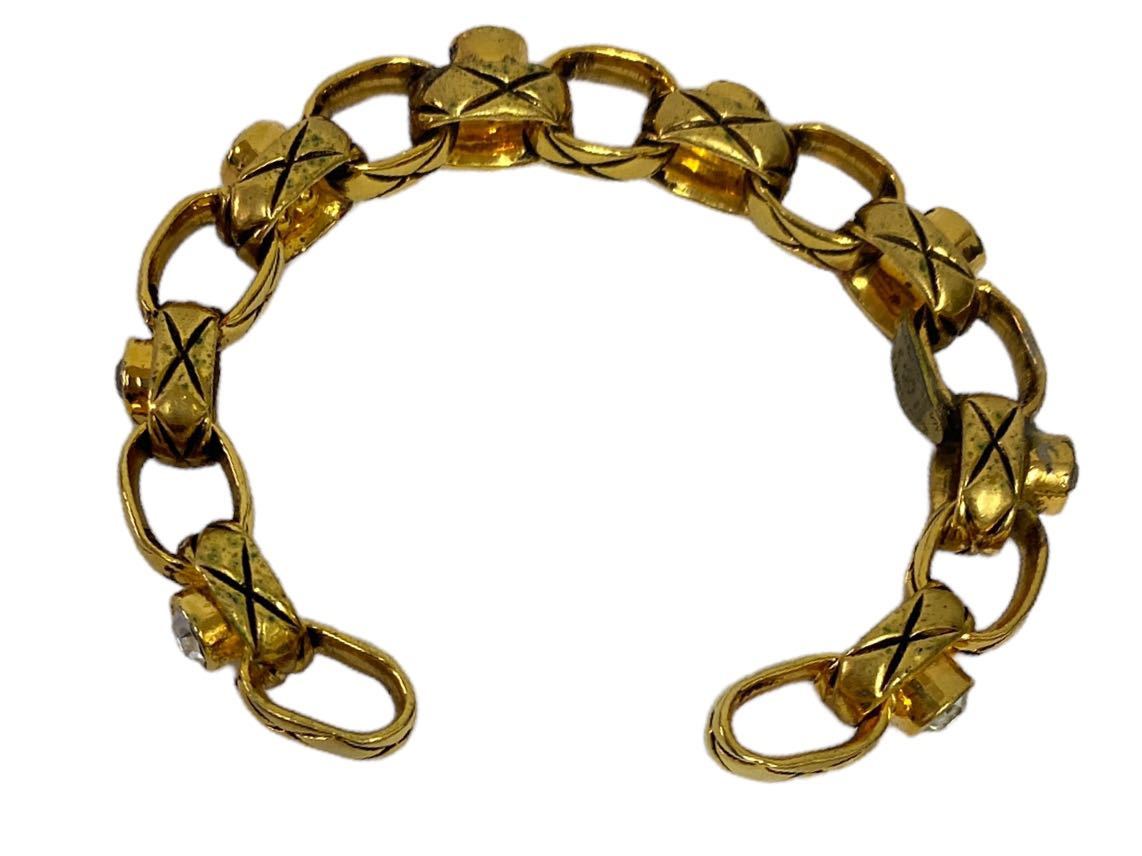 CHANEL ダブルCロゴ バングル ストーン 超レア！CHANEL シャネル