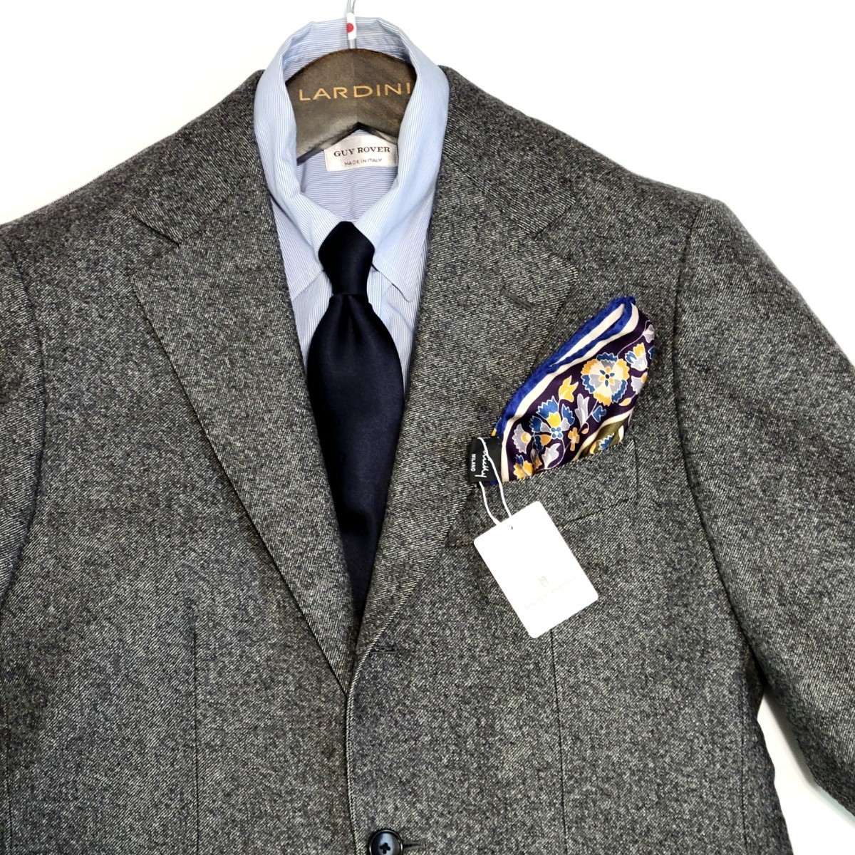 超高級】Italy CANONICO × エディフィス 秋冬起フランネル グレー