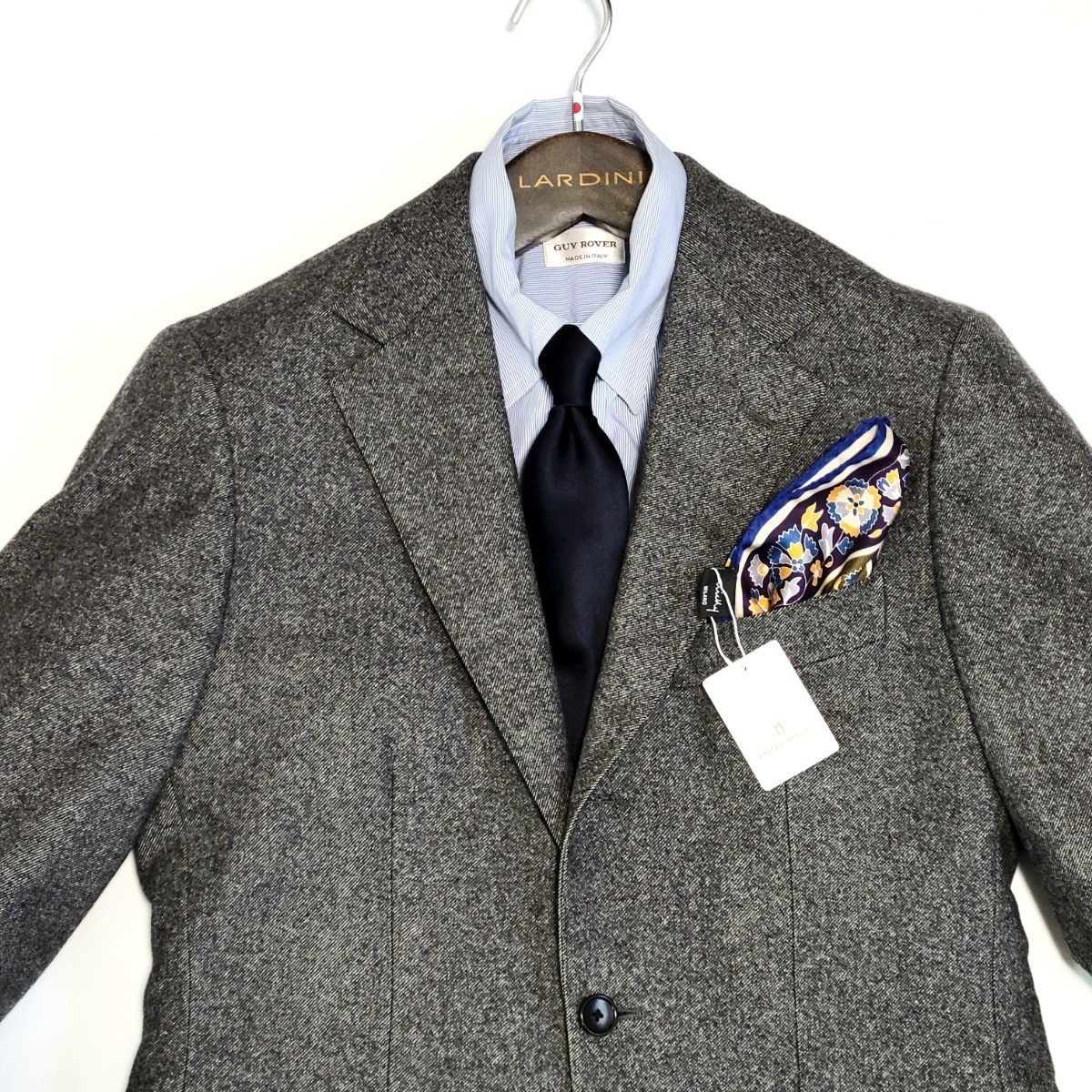 超高級】Italy CANONICO × エディフィス 秋冬起フランネル グレー