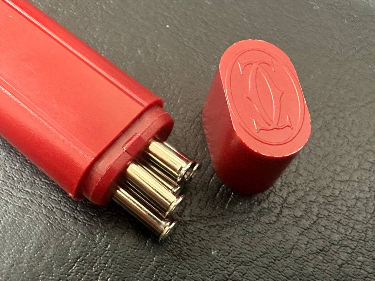 ◇◇1402 Cartier カルティエ ボールペン リフィル 替え芯 黒 セット 4