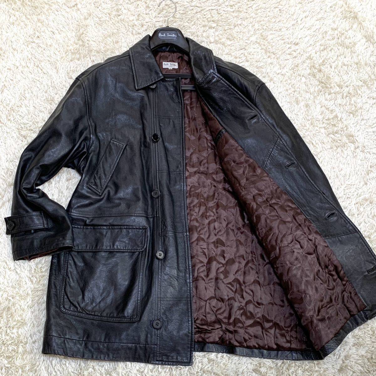 ポールスミス Smith Paul ダウンコート L⁄XL程 超希少XXLサイズ・極美