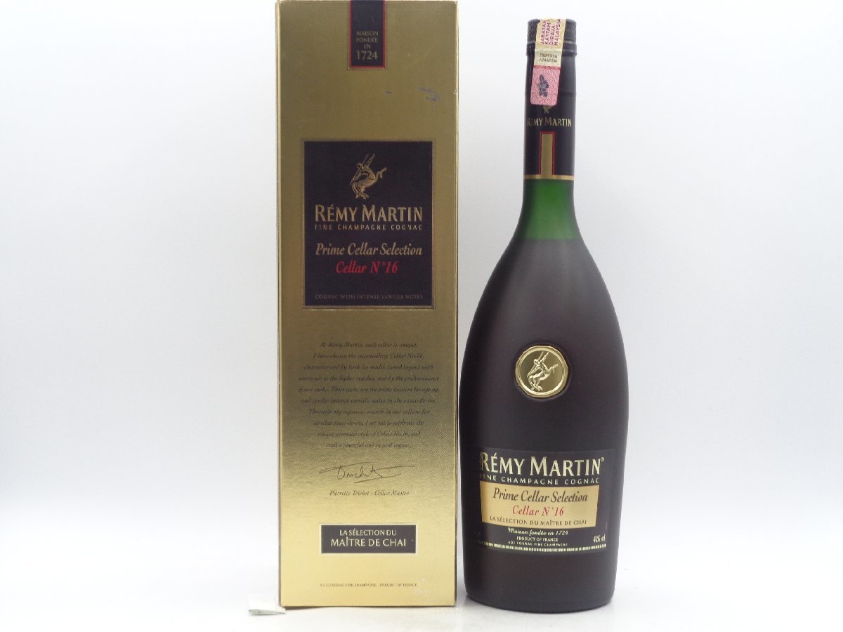 新作，格安】 REMY MARTIN PRIME CELLAR SLECTION N°16 レミーマルタン