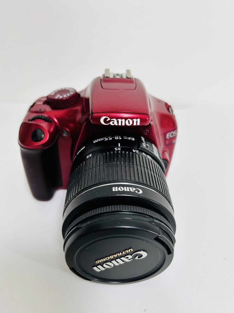 Kiss EOS Canon X50 SLR Camera Body Digital Red - Kit 12.2MP