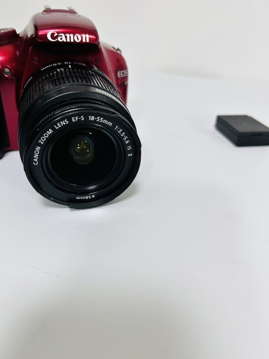 Kiss EOS Canon X50 SLR Camera Body Digital Red - Kit 12.2MP