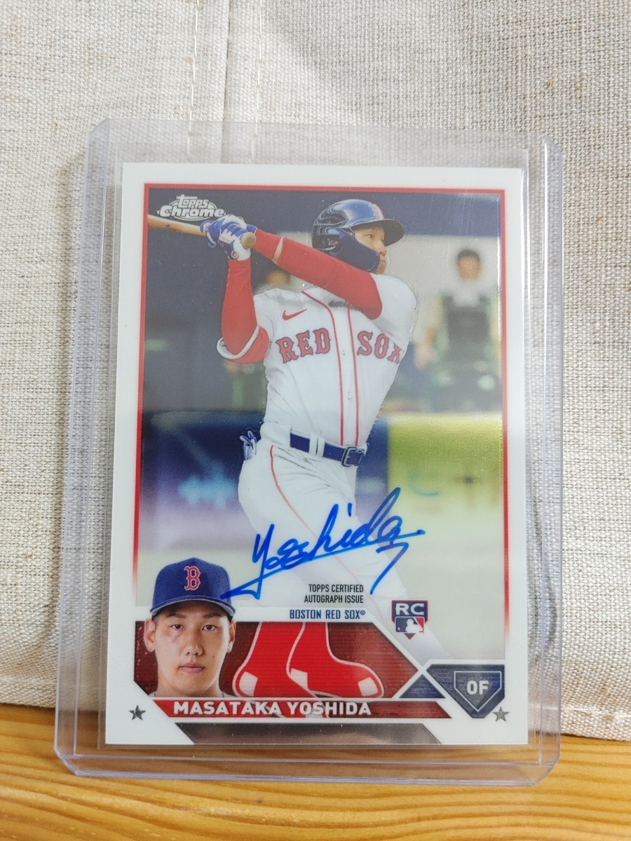 【最安値，お得】 吉田正尚 Topps Chrome Auto 直筆サイン レッドソックス ルーキー rookie RC(Topps)｜売買されたオークション情報、yahooの商品情報をアーカイブ公開 - オークファン シングルカード