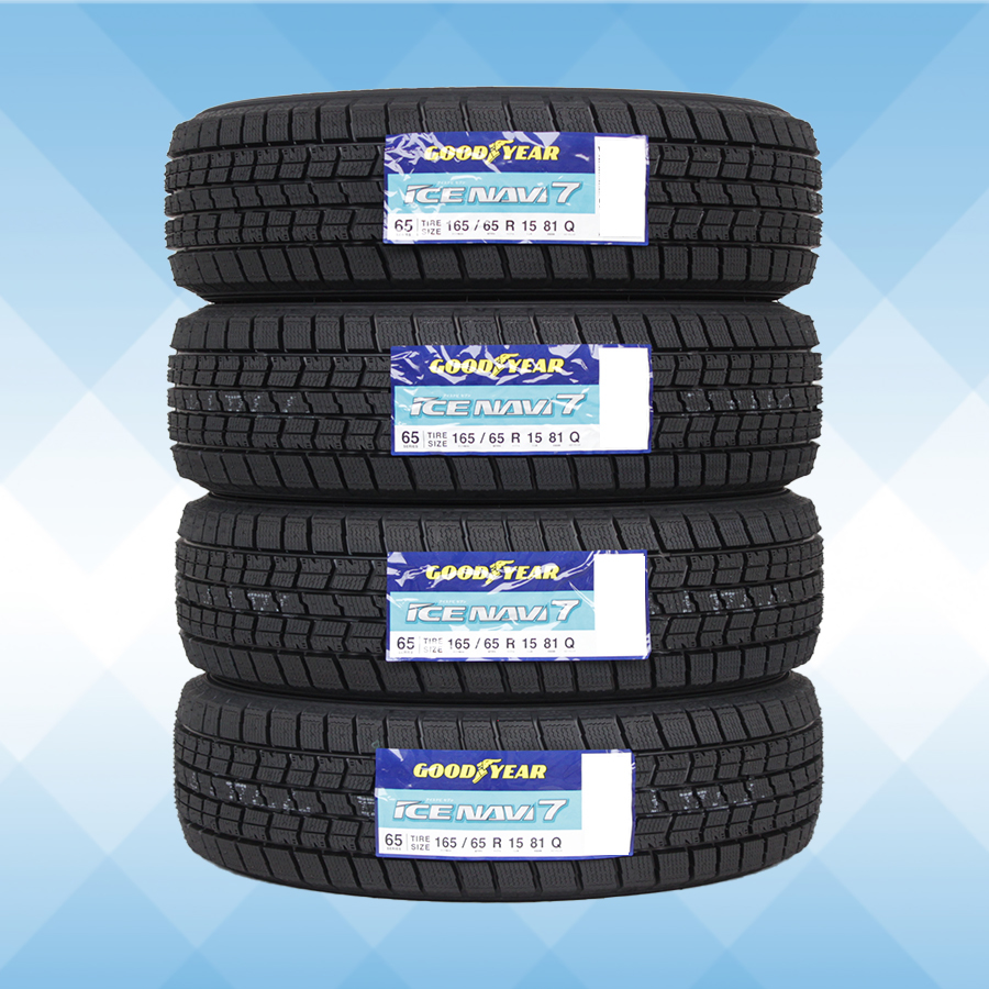 165/65R15 81Q スタッドレスタイヤ GOODYEAR グッドイヤー アイスナビ