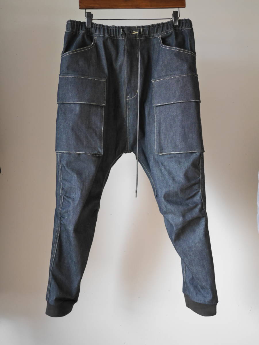 The Viridi-anne　23SS　デニムカーゴパンツ　ヴィリジアン　3　L
