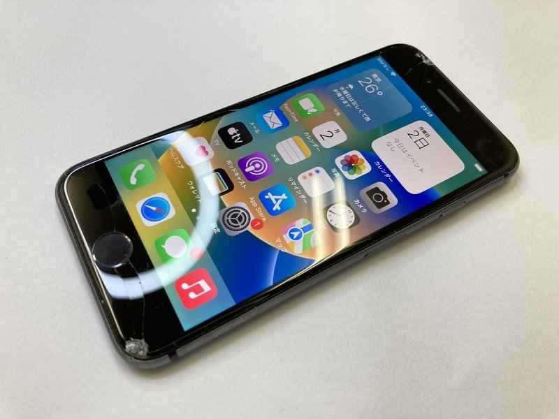 HE874 SIMフリー iPhone8 64GB スペースグレイ ジャンク ロックOFF