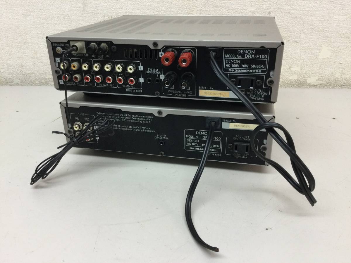 DRA-F100 DENON - デノン アンプ Yahoo!オークション 「denon dra-f100
