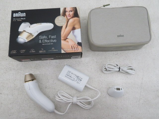 現状品●ブラウン　IPL式　光美容器（光脱毛器）　Silk・expert Pro5　PL5117●4421K