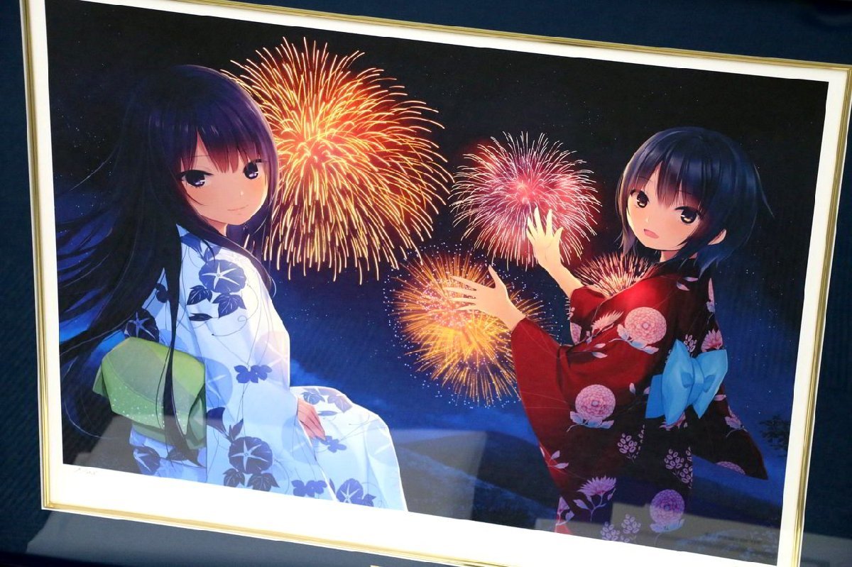 珈琲貴族花舞う宵にアールビバン版画箱・保証書有り